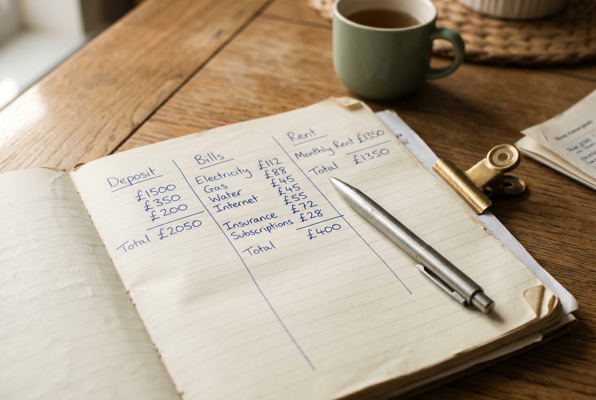 A young couple discussing first-time buyer status on their sofa